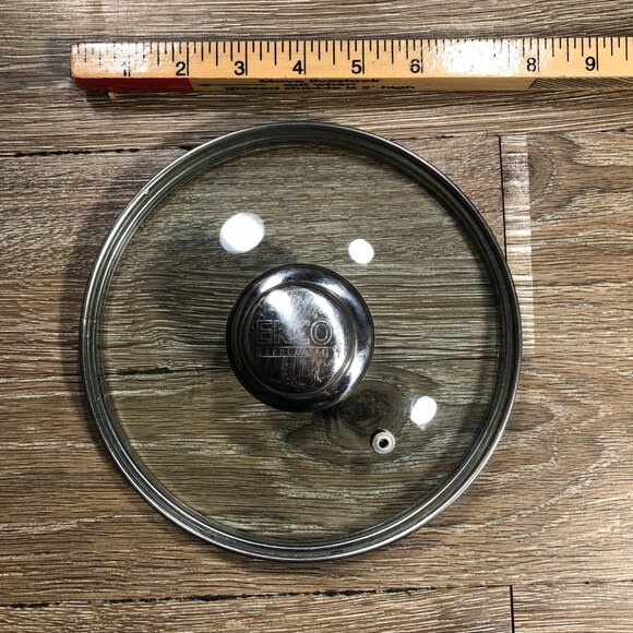 EKCO Copperelle Stainless Steel Glass 7.50 OD 7.25" ID Replacement Lid - Picture 4 of 4